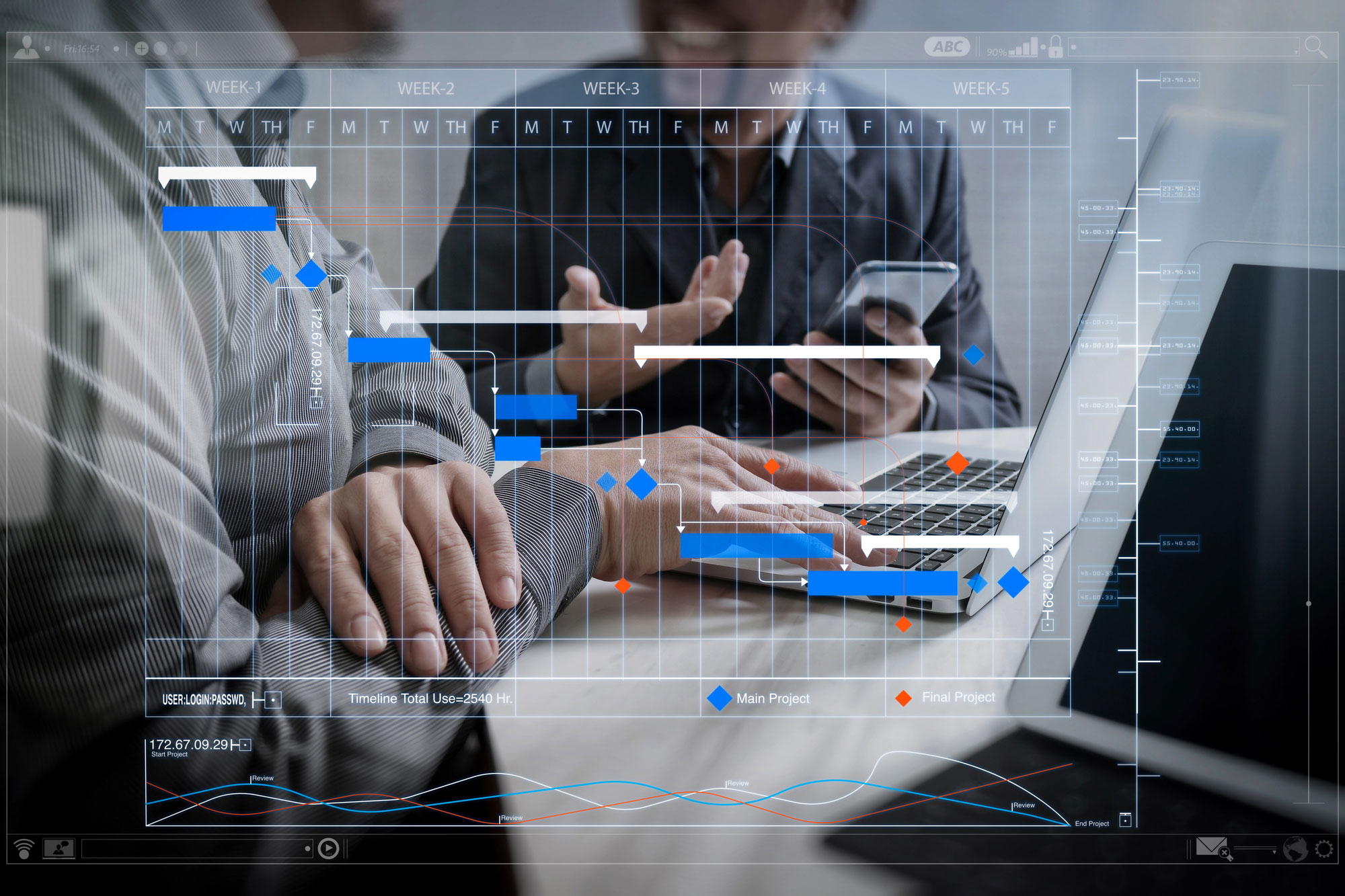 professional investor working new start up project